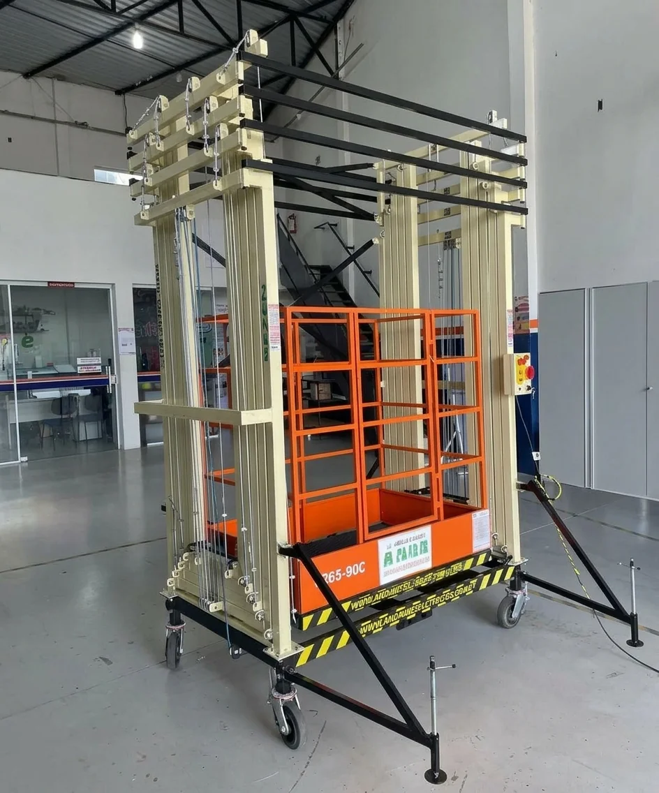 Plataformas elevatórias elétricas — imagem da biblioteca ECOAR